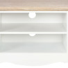 Szafka pod TV, biała, 120 x 30 x 40 cm, drewniana