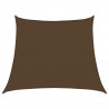 Żagiel przeciwsłoneczny, 160 g/m², brązowy, 3/4x3 m, HDPE