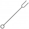 Rustykalne palenisko z pogrzebaczem, 76 cm, XXL, stal