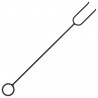 Rustykalne palenisko z pogrzebaczem, 67,5 cm, XXL, stal