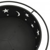 Palenisko z pogrzebaczem, 76 cm, XXL, stal
