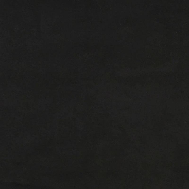 Zagłówek uszak, czarny, 93x16x118/128 cm, aksamit