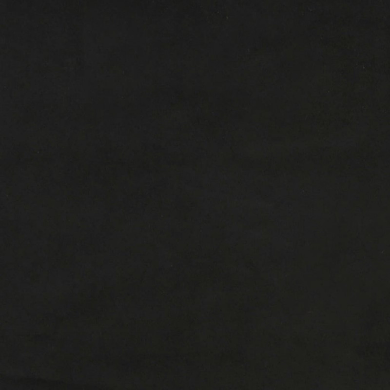 Zagłówek uszak, czarny, 147x16x118/128 cm, aksamit