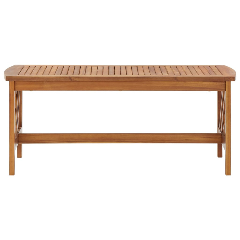 Stolik kawowy, 102x50x43 cm, lite drewno akacjowe