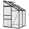 Szklarnia, antracytowa, aluminium, 2,59 m³