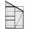 Szklarnia, antracytowa, aluminium, 2,59 m³