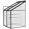 Szklarnia, antracytowa, aluminium, 2,59 m³