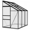 Szklarnia, antracytowa, aluminium, 3,97 m³
