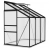 Szklarnia, antracytowa, aluminium, 3,97 m³