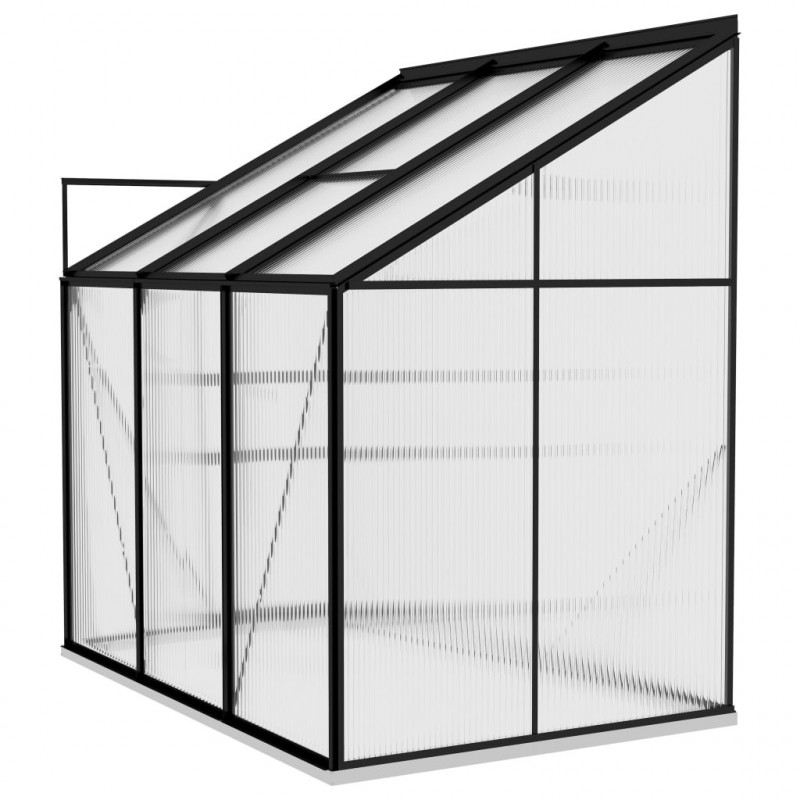 Szklarnia, antracytowa, aluminium, 3,97 m³