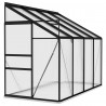 Szklarnia, antracytowa, aluminium, 5,24 m³