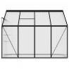 Szklarnia, antracytowa, aluminium, 5,24 m³
