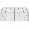 Szklarnia, antracytowa, aluminium, 7,77 m³