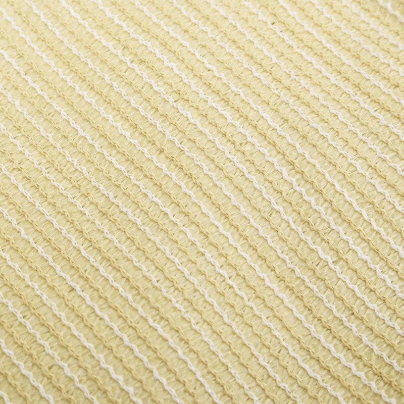 Żagiel przeciwsłoneczny, 160 g/m², beżowy, 3x4x5 m, HDPE