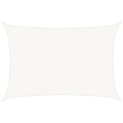 Żagiel przeciwsłoneczny, 160 g/m², biały, 3,5x5 m, HDPE
