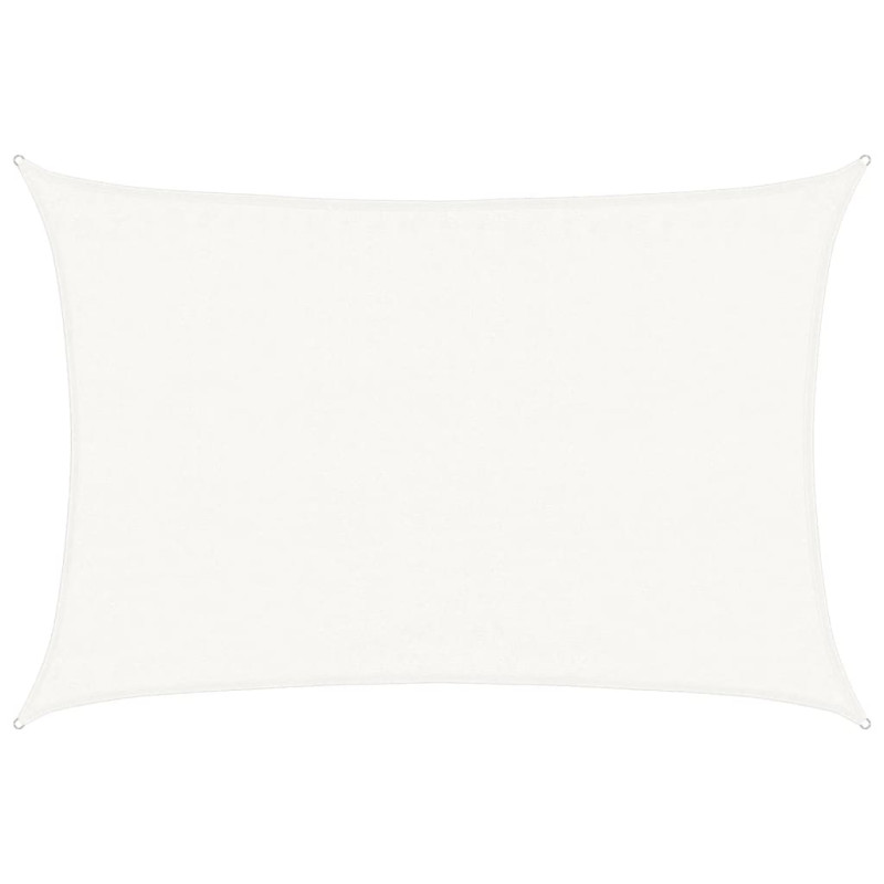 Żagiel przeciwsłoneczny, 160 g/m², biały, 3,5x5 m, HDPE