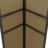 Altana z podwójnym dachem, 3x3x2,7 m, taupe, 180 g/m²