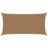 Żagiel przeciwsłoneczny, 160 g/m², taupe, 2x3,5 m, HDPE