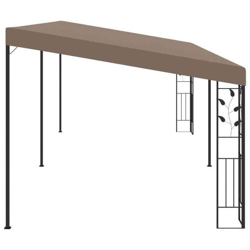 Altana przyścienna, 6 x 3 x 2,5 m, taupe