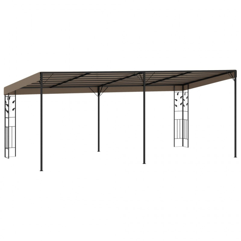Altana przyścienna, 6 x 3 x 2,5 m, taupe
