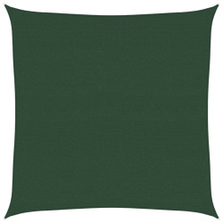 Żagiel przeciwsłoneczny, 160 g/m², ciemnozielony, 4x4 m, HDPE