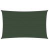 Żagiel przeciwsłoneczny, 160 g/m², ciemnozielony, 3,5x5 m, HDPE