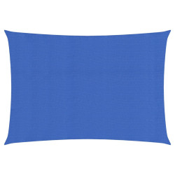 Żagiel przeciwsłoneczny, 160 g/m², niebieski, 2,5x4,5 m, HDPE