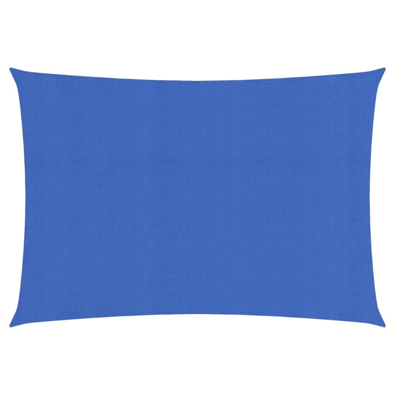 Żagiel przeciwsłoneczny, 160 g/m², niebieski, 2,5x4,5 m, HDPE