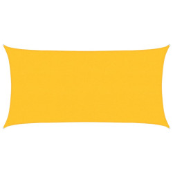 Żagiel przeciwsłoneczny, 160 g/m², żółty, 2,5x4,5 m, HDPE