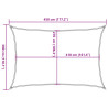 Żagiel przeciwsłoneczny, 160 g/m², czerwony, 3x4,5 m, HDPE