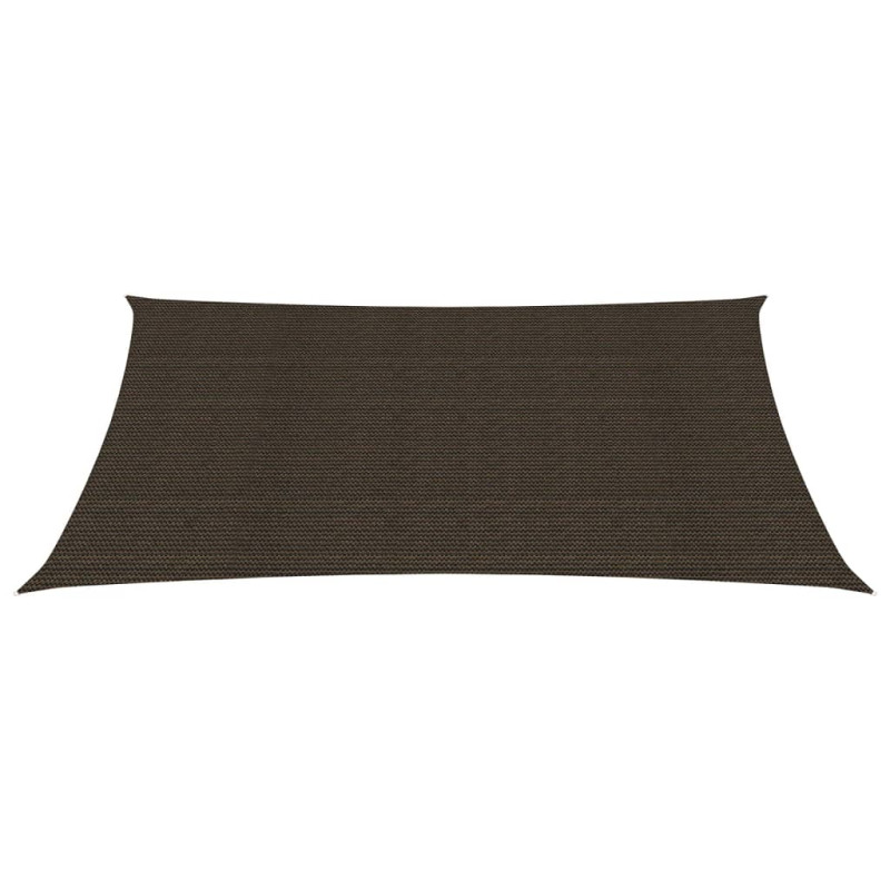 Żagiel przeciwsłoneczny, 160 g/m², brązowy, 2,5x4,5 m, HDPE