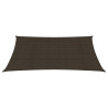 Żagiel przeciwsłoneczny, 160 g/m², brązowy, 2,5x4,5 m, HDPE