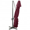 Parasol ogrodowy Cantilever z podwójnym blatem Bordeaux Red 400x300 cm