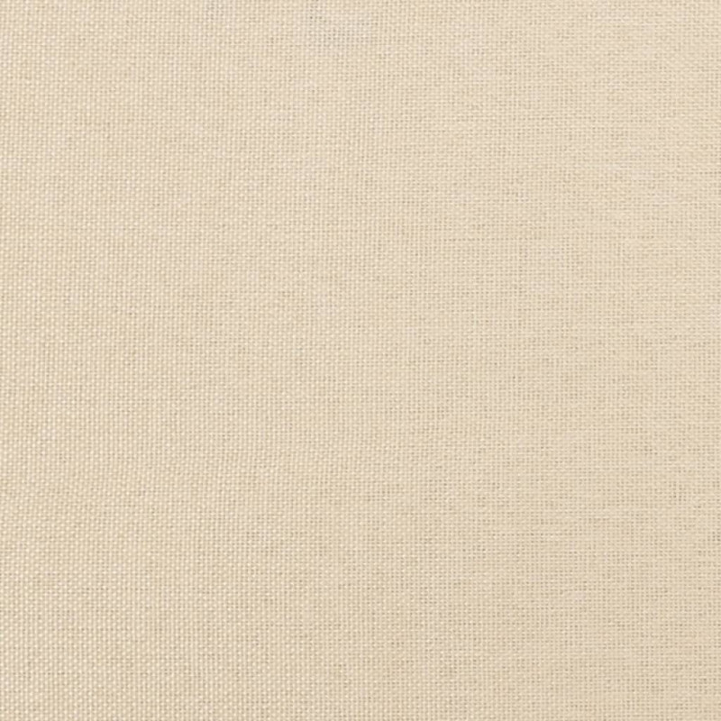 Rama łóżka bez materaca Kremowa 80x200 cm Tkanina