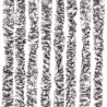 Zasłona przeciwko owadom, brązowo-beżowa, 56x200 cm, szenil