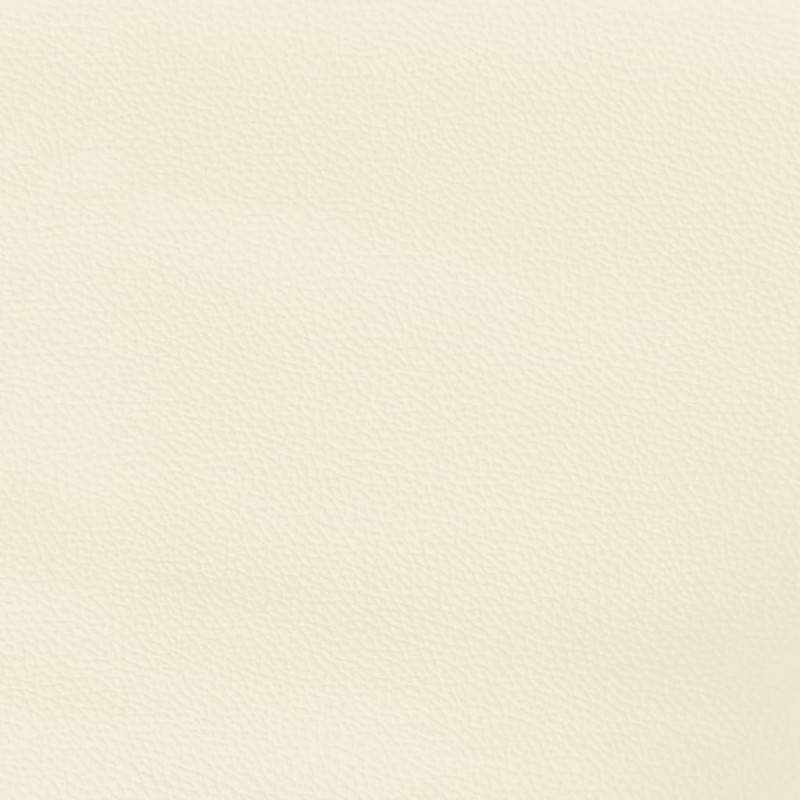 Rama łóżka z zagłówkiem, kremowa, 180x200 cm, sztuczna skóra