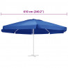 Pokrycie do parasola ogrodowego, lazurowe, 610 cm