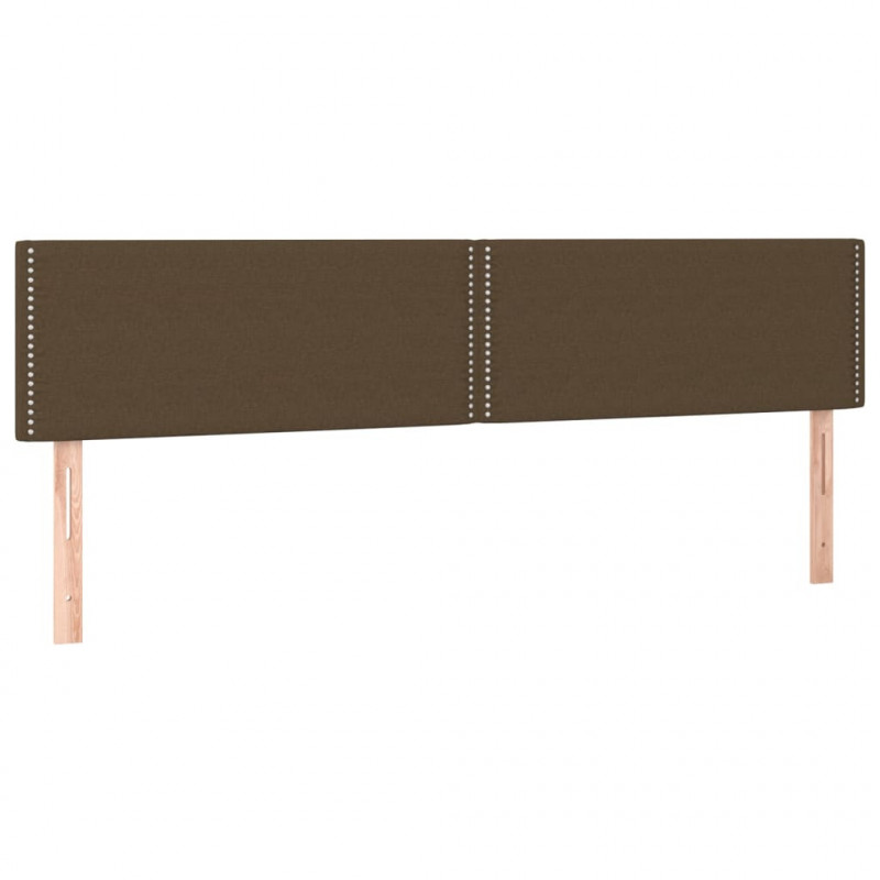 Łóżko kontynentalne z materacem, taupe, tkanina, 200x200 cm