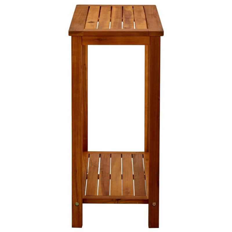 Ogrodowy stolik konsolowy, 80x35x75 cm, lite drewno akacjowe