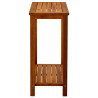 Ogrodowy stolik konsolowy, 80x35x75 cm, lite drewno akacjowe