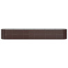 Podwyższona donica, malowana proszkowo stal, 440x80x68 cm