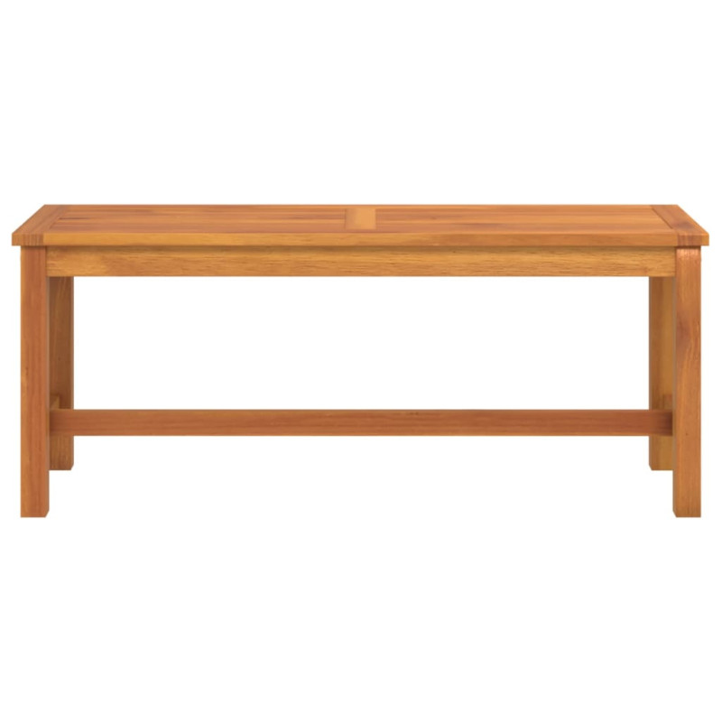 Ławka ogrodowa, 110x35x45 cm, lite drewno akacjowe