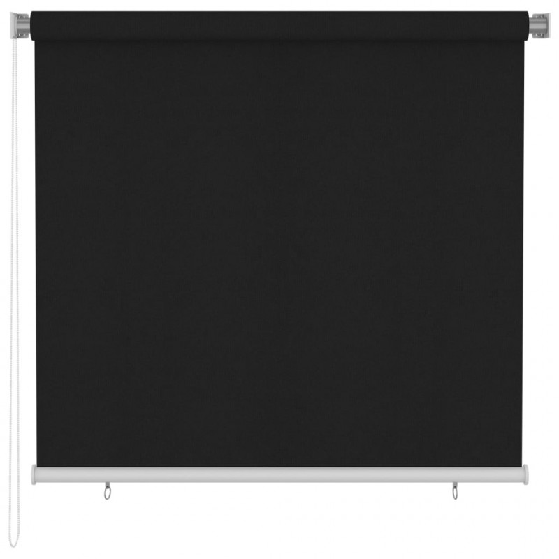 Roleta zewnętrzna, 160x140 cm, czarna