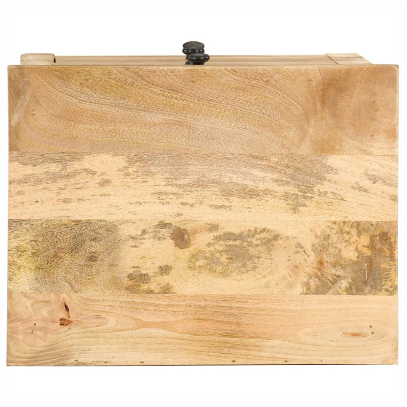 Stolik nocny, 45x35x60 cm, lite drewno mango