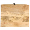 Stolik nocny, 45x35x60 cm, lite drewno mango