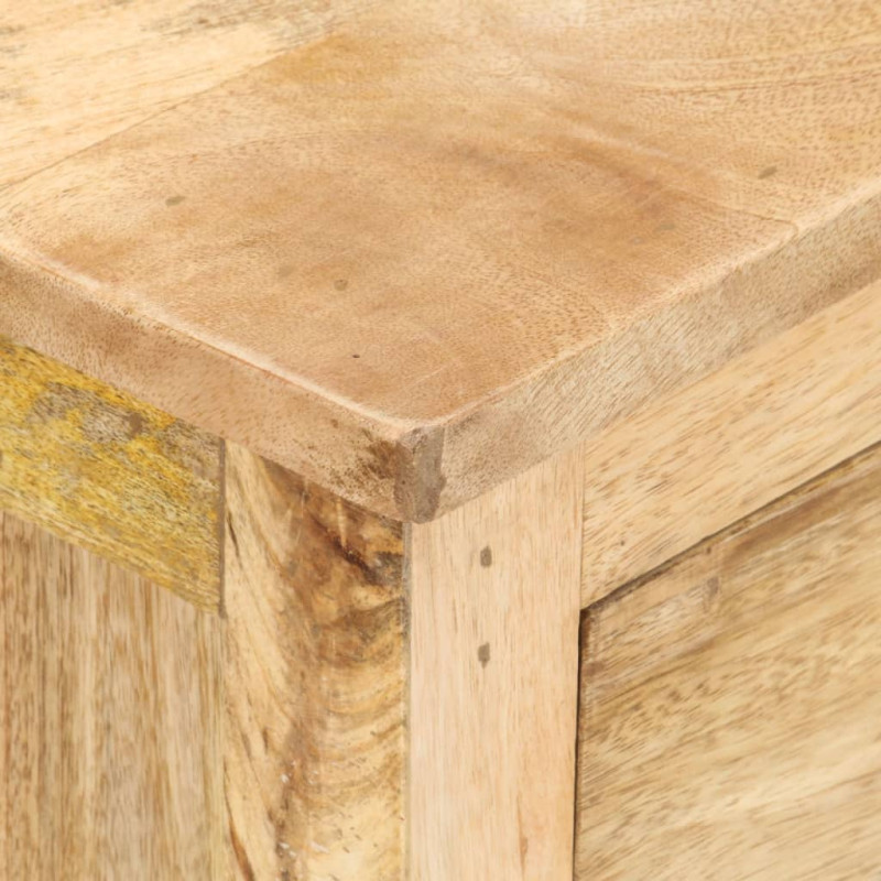 Stolik nocny, 45x35x60 cm, lite drewno mango