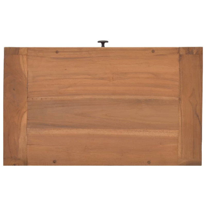 Szafka nocna, 50x30x35 cm, lite drewno tekowe