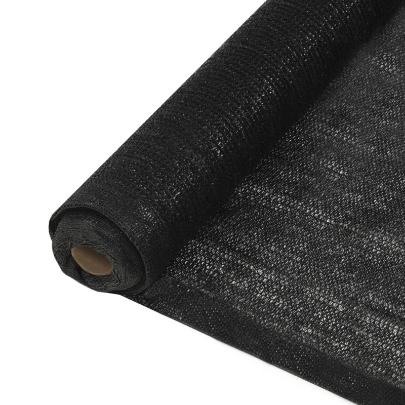 Siatka osłaniająca HDPE, 1,5x50 m, czarna, 150 g/m²