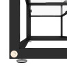 Szafka pod TV, przezroczysta, 160x40x40,5 cm, hartowane szkło