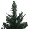 Sztuczna choinka z lampkami i stojakiem, zielona, 90 cm, PVC